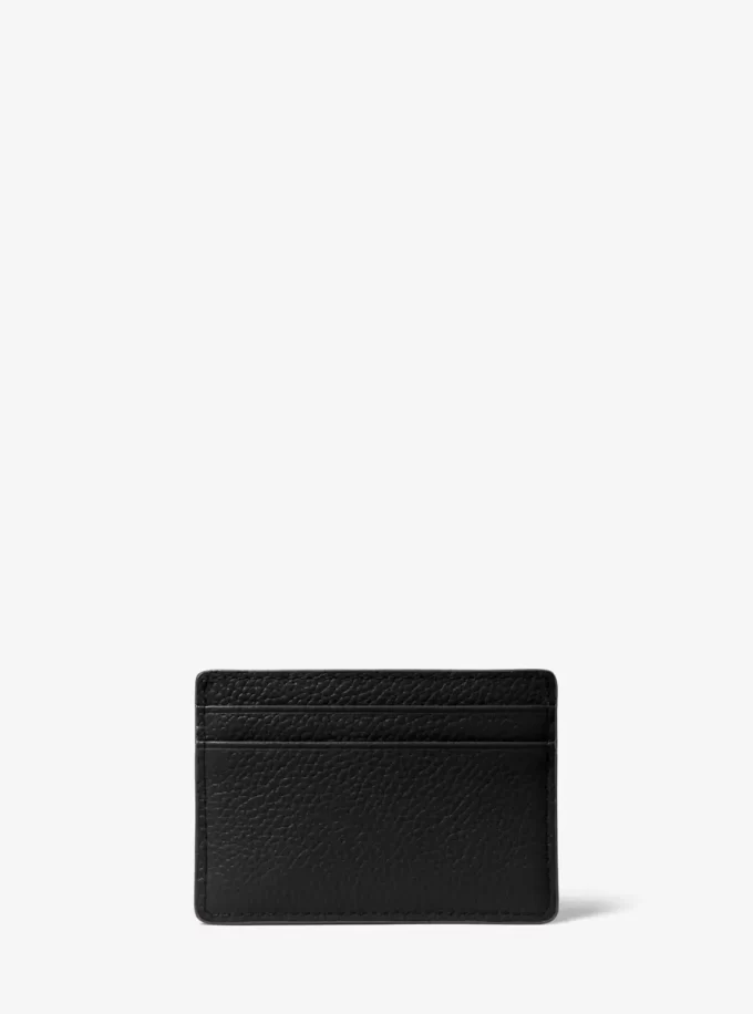 Pebbled Leather Card Case