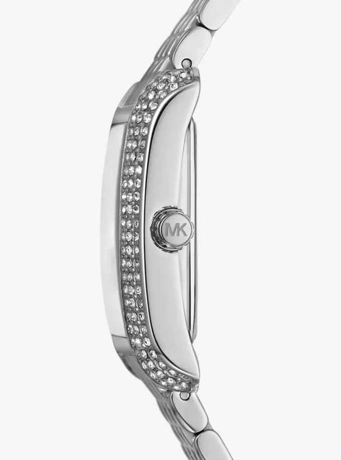Petite Emery Pavé Silver-Tone Watch Petite Emery Pavé Silver-Tone Watch