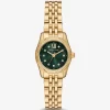Petite Lexington Pavé Gold-Tone Watch