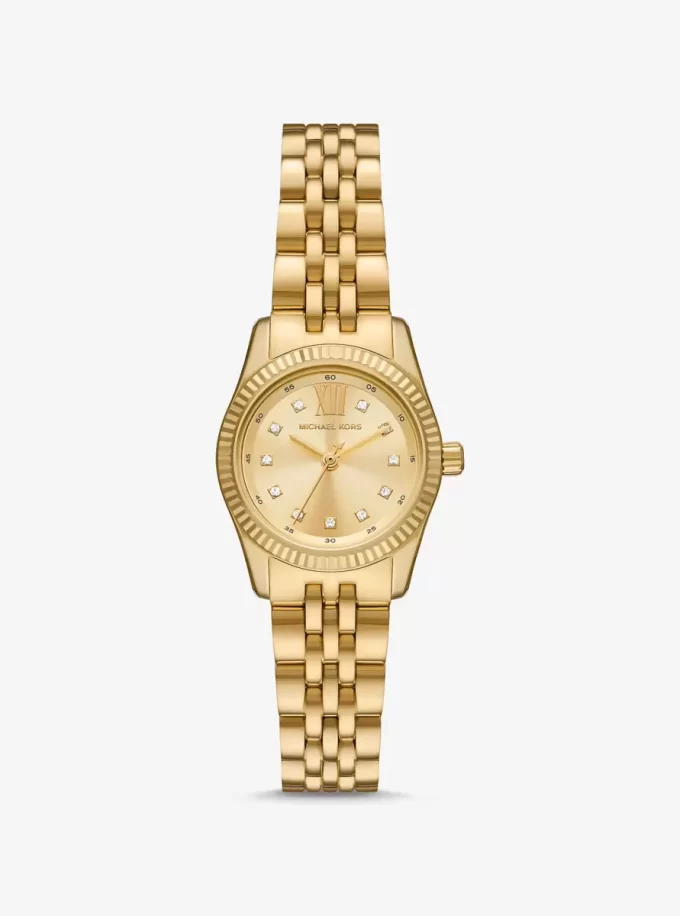 Petite Lexington Pavé Gold-Tone Watch Petite Lexington Pavé Gold-Tone Watch