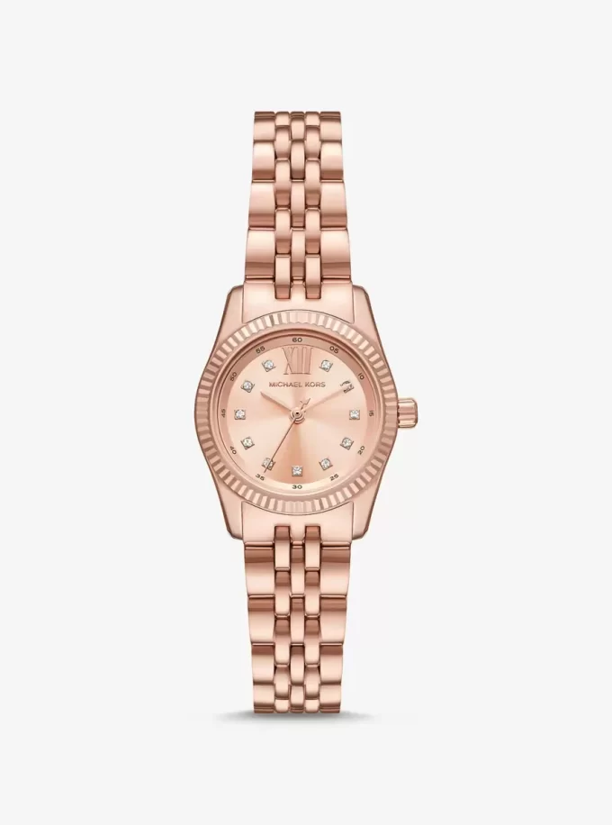 Petite Lexington Pavé Rose Gold-Tone Watch Petite Lexington Pavé Rose Gold-Tone Watch