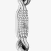 Petite Pavé Silver-Tone Chain-Link Watch Petite Pavé Silver-Tone Chain-Link Watch