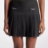 Pleated Cotton Blend Mini Skirt Pleated Cotton Blend Mini Skirt