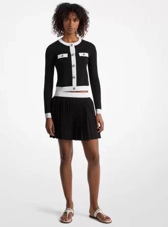 Pleated Stretch Knit Skirt Pleated Stretch Knit Skirt