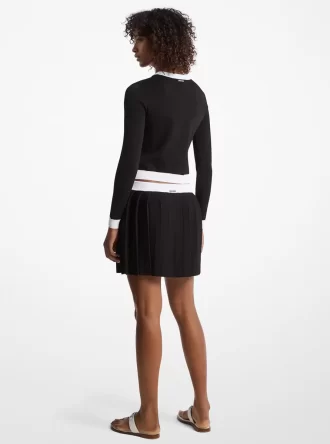 Pleated Stretch Knit Skirt Pleated Stretch Knit Skirt