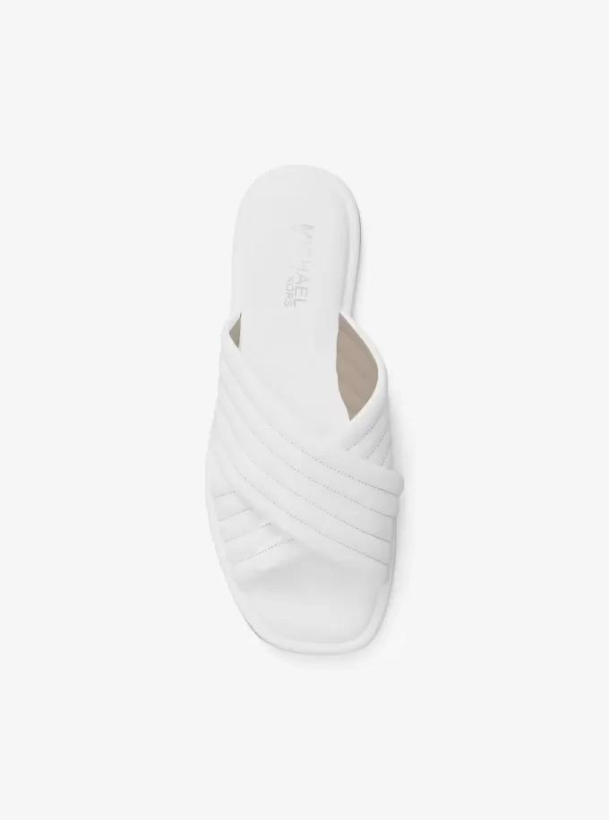 Portia Patent Slide Sandal