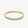 Precious Metal-Plated Brass Double Wrap Stretch Tennis Bracelet Precious Metal-Plated Brass Double Wrap Stretch Tennis Bracelet
