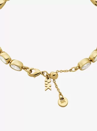 Precious Metal-Plated Cubic Zirconia Tennis Bracelet Precious Metal-Plated Cubic Zirconia Tennis Bracelet