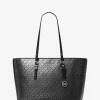 Quinn Large Metallic Signature Logo Tote Bag
