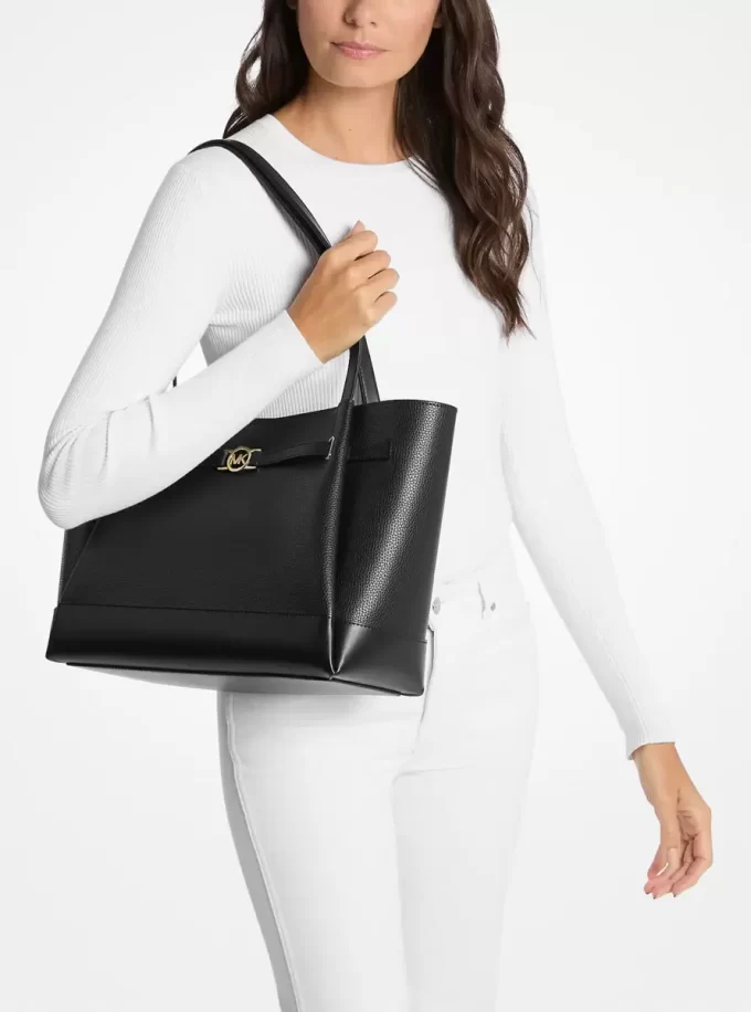 Reed Large Pebbled Leather Tote Bag