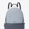 Rhea Medium Color-Block Signature Logo Backpack Rhea Medium Color-Block Signature Logo Backpack