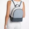 Rhea Medium Color-Block Signature Logo Backpack Rhea Medium Color-Block Signature Logo Backpack