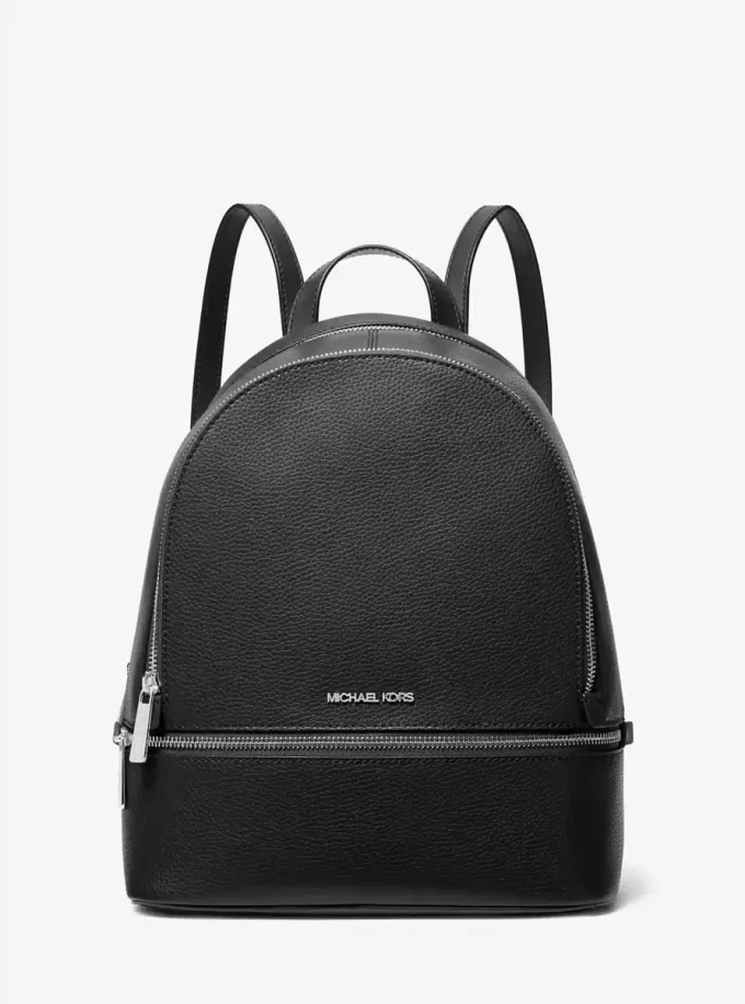 Rhea Medium Pebbled Leather Backpack