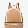 Rhea Medium Suede and Faux Shearling Backpack Rhea Medium Suede and Faux Shearling Backpack