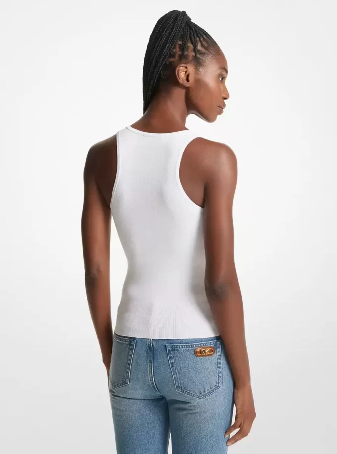 Ribbed Stretch Knit Tank Top Ribbed Stretch Knit Tank Top