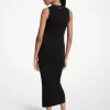 Ribbed Stretch Viscose Midi Dress Ribbed Stretch Viscose Midi Dress