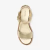 Richie Metallic Platform Espadrille Sandal