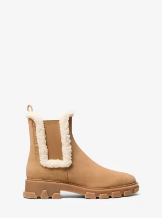 Ridley Suede and Faux Shearling Boot