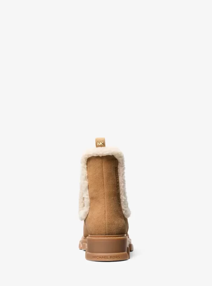 Ridley Suede and Faux Shearling Boot