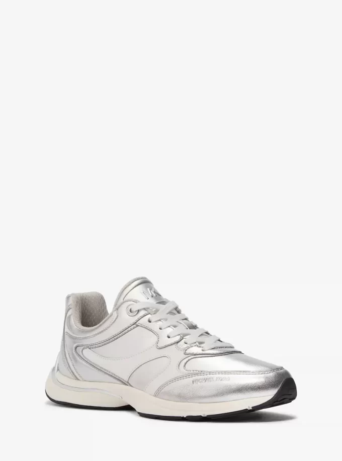 Riley Metallic Leather Trainer Riley Metallic Leather Trainer