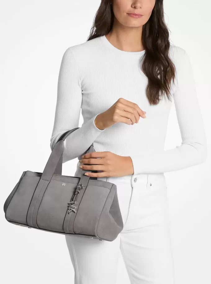 Romee Small Suede Satchel