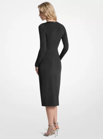 Ruched Stretch Matte Jersey Dress Ruched Stretch Matte Jersey Dress