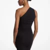 Ruched Stretch Matte Jersey One Shoulder Dress Ruched Stretch Matte Jersey One Shoulder Dress