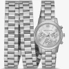 Runway Rhodium-Plated Stainless Steel Triple Wrap Watch Runway Rhodium-Plated Stainless Steel Triple Wrap Watch