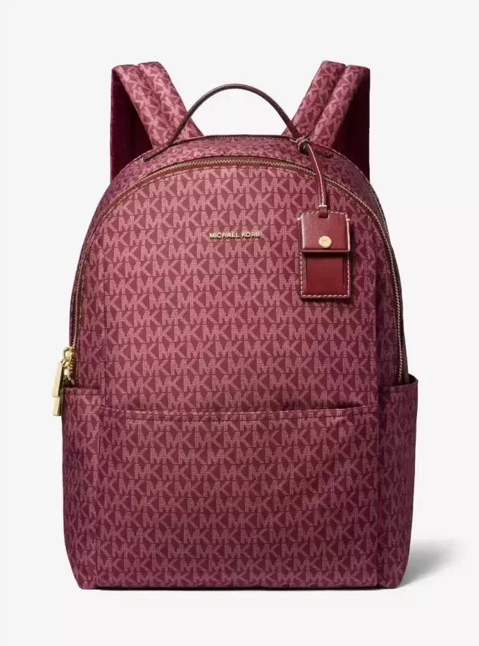 Sable Large Printed Signature Logo Backpack