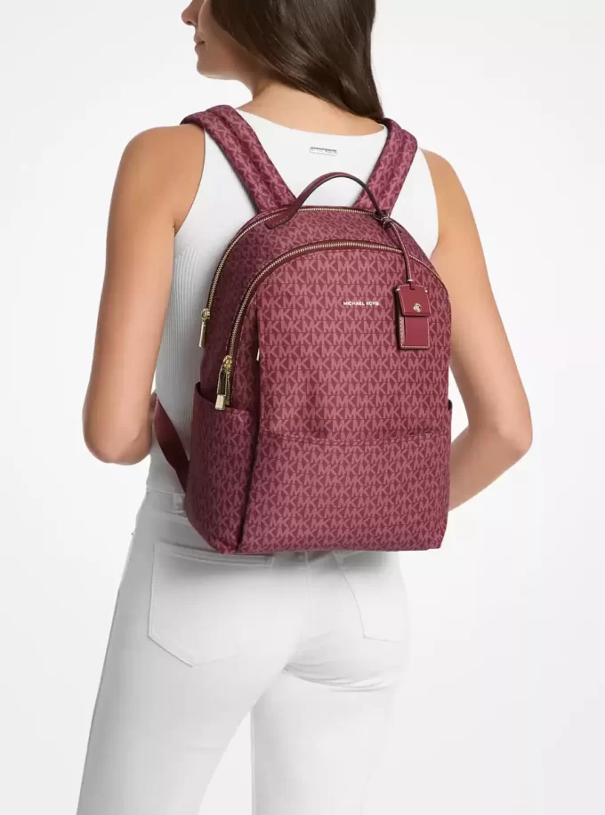 Sable Large Printed Signature Logo Backpack