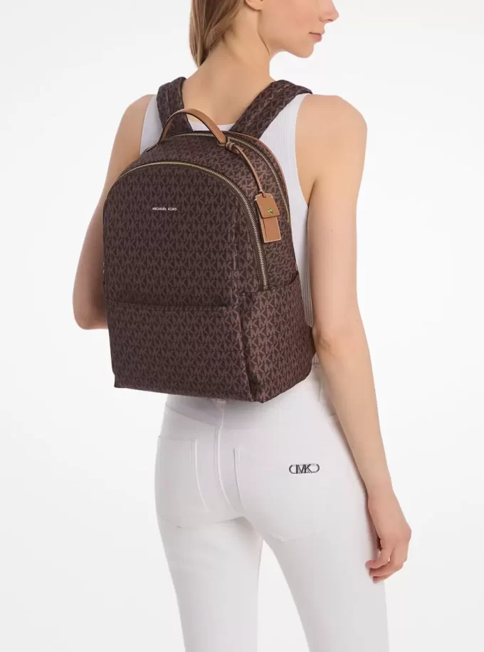 Sable Large Printed Signature Logo Backpack