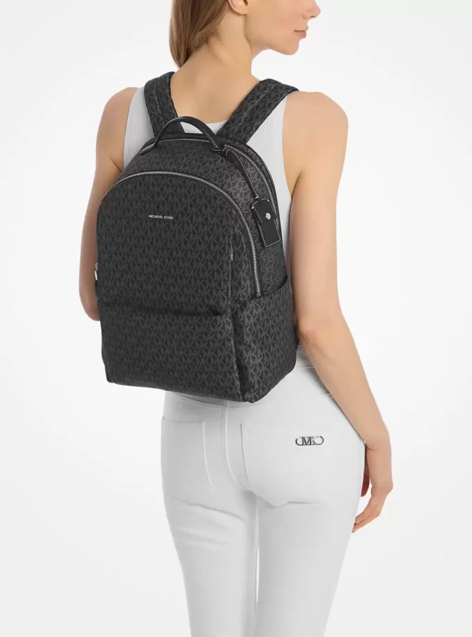 Sable Large Printed Signature Logo Backpack