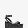 Sandra Straw Platform Sandal