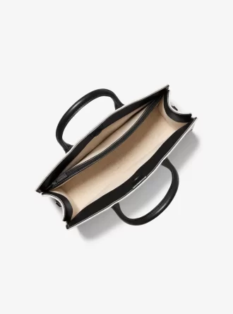 Scarlett Medium Logo Jacquard Satchel