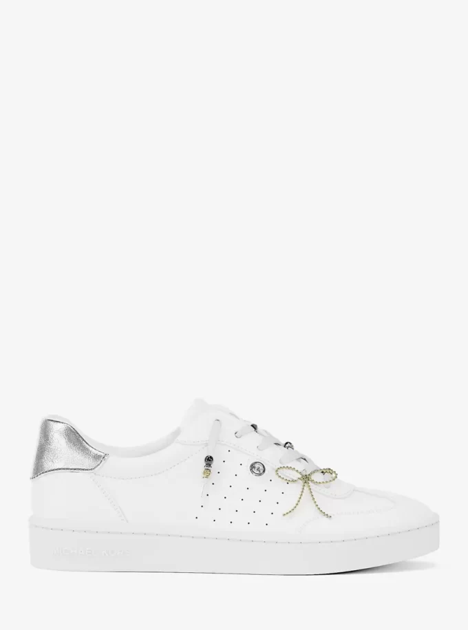 Scotty Embellished Leather Sneaker