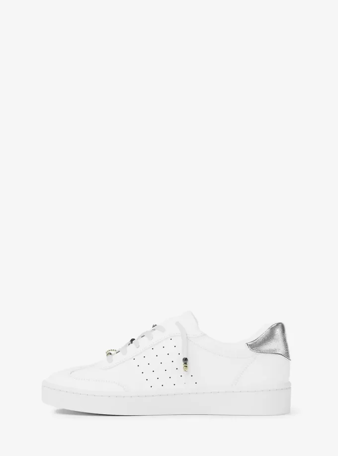 Scotty Embellished Leather Sneaker