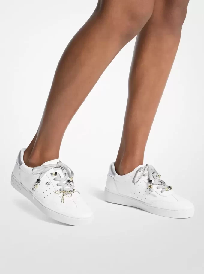 Scotty Embellished Leather Sneaker