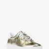 Scotty Embellished Metallic Leather Sneaker