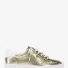 Scotty Embellished Metallic Leather Sneaker