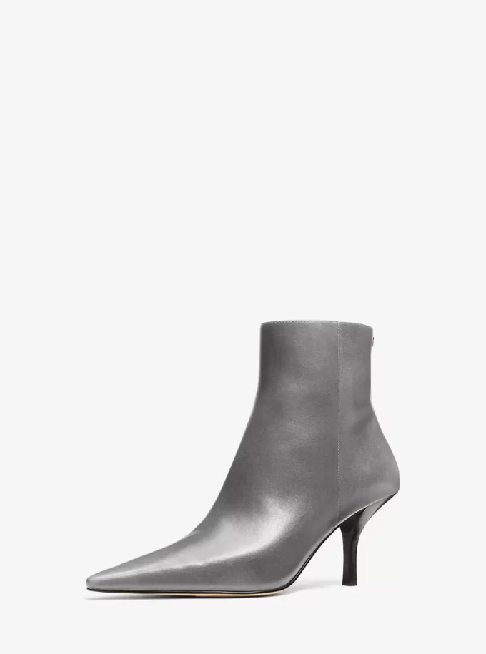 Selina Burnished Leather Ankle Boot Selina Burnished Leather Ankle Boot