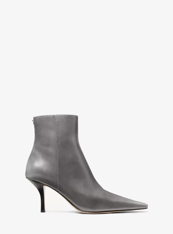 Selina Burnished Leather Ankle Boot Selina Burnished Leather Ankle Boot