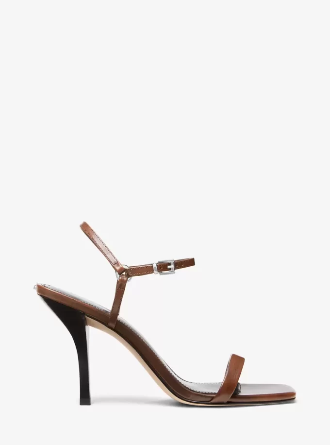Selina Burnished Leather Sandal