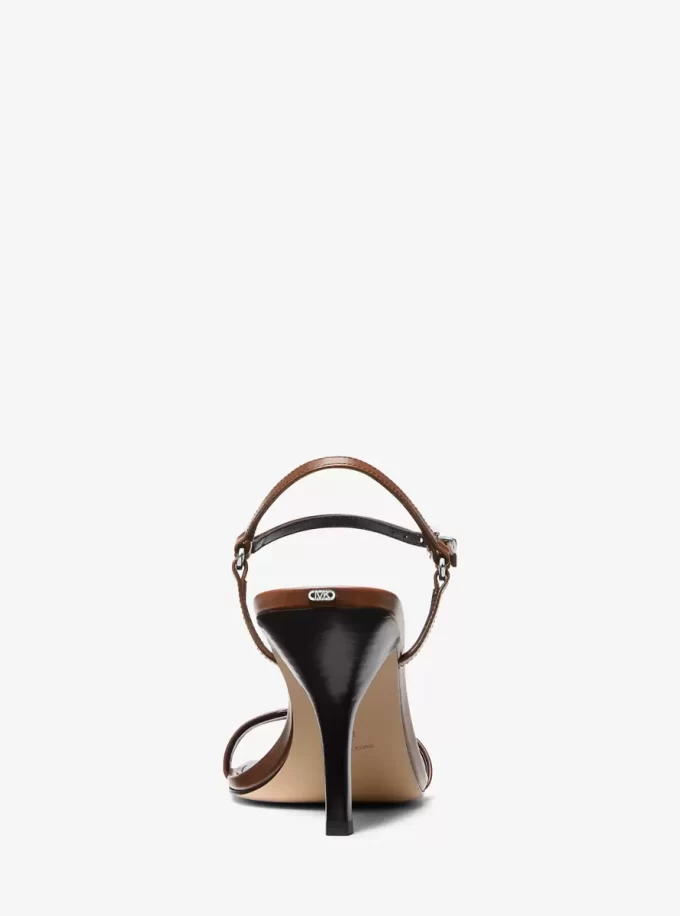 Selina Burnished Leather Sandal