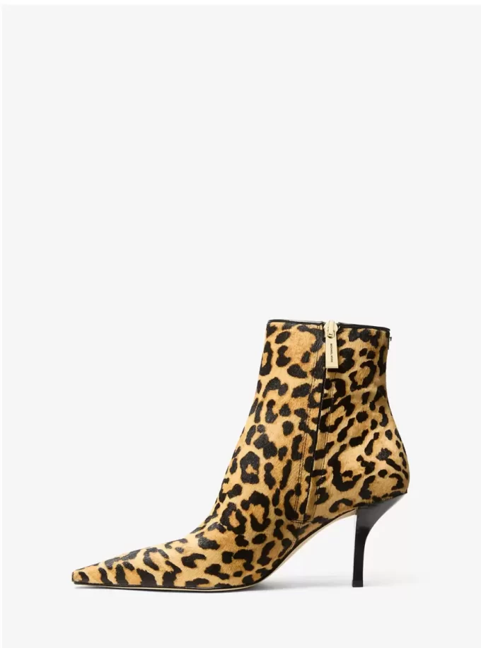 Selina Leopard Print Calf Hair Ankle Boot Selina Leopard Print Calf Hair Ankle Boot