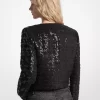 Sequined Tweed Cropped Jacket Sequined Tweed Cropped Jacket