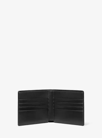 Signature Logo Wallet and Reversible Belt Gift Set