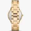 Slim Runway Gold-Tone Curb-Link Watch Slim Runway Gold-Tone Curb-Link Watch