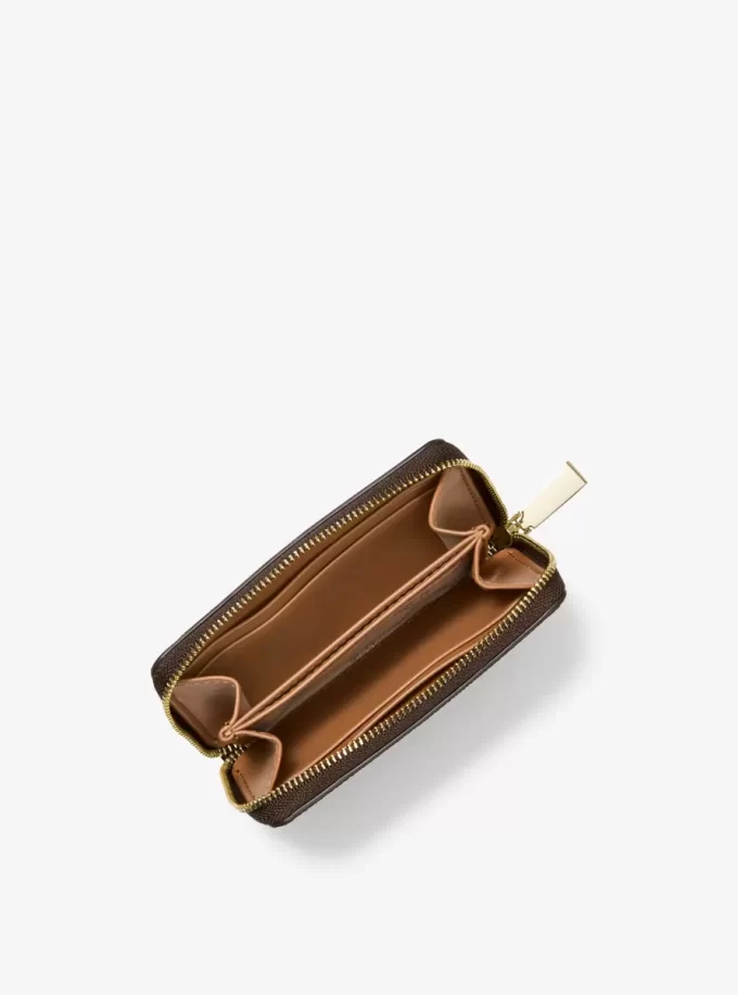 Small Logo and Leather Wallet