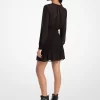 Smocked Georgette Long Sleeve Dress Smocked Georgette Long Sleeve Dress