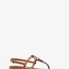Sofia Crocodile Embossed Leather Sandal Sofia Crocodile Embossed Leather Sandal